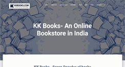 Desktop Screenshot of kkbooks.com