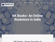 Tablet Screenshot of kkbooks.com
